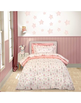 GREENWICH POLO CLUB ΣΕΤ ΣΕΝΤΟΝΙΑ ΜΟΝΑ ESSENTIAL 8859 IVORY, PINK