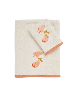 DAS BABY ΣΕΤ ΠΕΤΣΕΤΕΣ 2 ΤΕΜΑΧΙΩΝ ΚΕΝΤΗΤΕΣ FUN 4978 IVORY, TERACOTTA