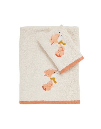 DAS BABY ΣΕΤ ΠΕΤΣΕΤΕΣ 2 ΤΕΜΑΧΙΩΝ ΚΕΝΤΗΤΕΣ FUN 4978 IVORY, TERACOTTA