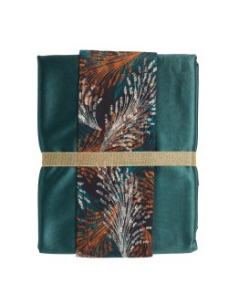 DAS HOME ΣΕΤ ΤΡΑΠΕΖΟΜΑΝΤΗΛΟ 2ΤΜΧ 140Χ220 0865 GREEN