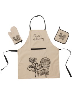 DAS HOME ΣΕΤ ΚΟΥΖΙΝΑΣ 3ΤΜΧ 0861 IVORY