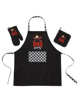 DAS HOME ΣΕΤ ΚΟΥΖΙΝΑΣ 3ΤΜΧ 0862 BLACK