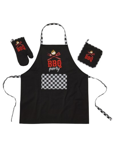 DAS HOME ΣΕΤ ΚΟΥΖΙΝΑΣ 3ΤΜΧ 0862 BLACK