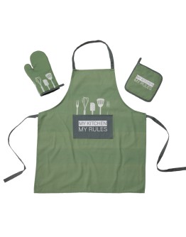 DAS HOME ΣΕΤ ΚΟΥΖΙΝΑΣ 3ΤΜΧ 0863 DARK MINT