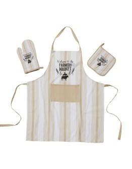 DAS HOME ΣΕΤ ΚΟΥΖΙΝΑΣ 3ΤΜΧ 0864 ECRU