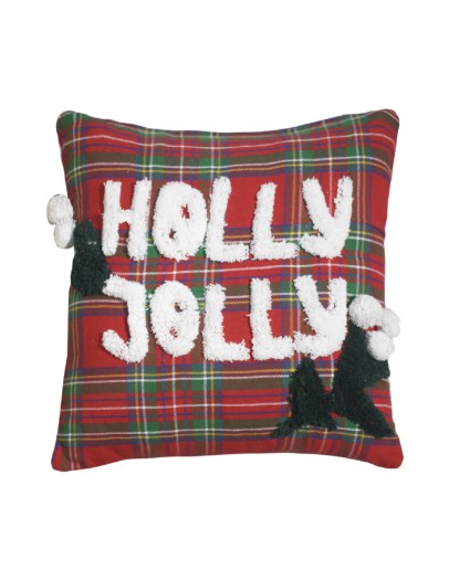 DAS HOME CHRISTMAS ΜΑΞΙΛΑΡΙ ΦΙΓΟΥΡΑΣ 40X40 0846 MULTICOLOR