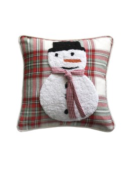 DAS HOME CHRISTMAS ΜΑΞΙΛΑΡΙ ΦΙΓΟΥΡΑΣ 40X40 0847 RED, WHITE