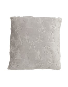 DAS HOME ΜΑΞΙΛΑΡΙ ΦΙΓΟΥΡΑΣ 40X40 CHRISTMAS 1373 GREY