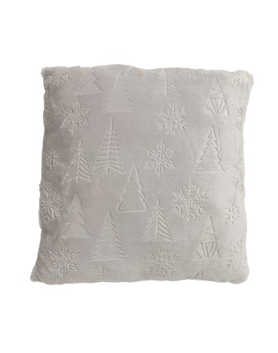 DAS HOME ΜΑΞΙΛΑΡΙ ΦΙΓΟΥΡΑΣ 40X40 CHRISTMAS 1373 GREY
