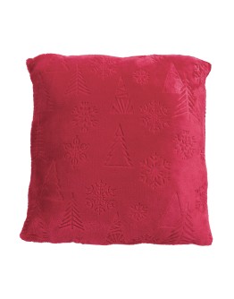 DAS HOME ΜΑΞΙΛΑΡΙ ΦΙΓΟΥΡΑΣ 40X40 CHRISTMAS 1375 RED