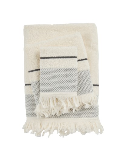 DAS HOME ΣΕΤ ΠΕΤΣΕΤΕΣ 3ΤΕΜΑΧΙΩΝ BEST 0840 IVORY