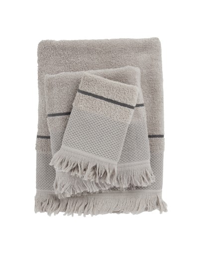 DAS HOME ΣΕΤ ΠΕΤΣΕΤΕΣ 3ΤΕΜΑΧΙΩΝ BEST 0841 GREY