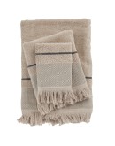 DAS HOME ΣΕΤ ΠΕΤΣΕΤΕΣ 3ΤΕΜΑΧΙΩΝ BEST 0842 TAUPE