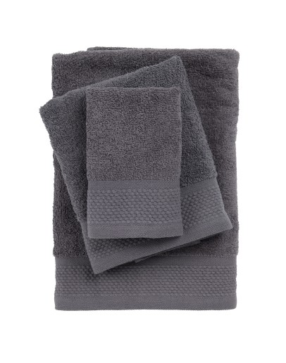 DAS HOME ΣΕΤ ΠΕΤΣΕΤΕΣ 3ΤΕΜΑΧΙΩΝ BEST 0835 DARK GREY