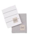 DAS HOME ΣΕΤ ΠΟΤΗΡΟΠΑΝΑ 2ΤΜΧ 30Χ50 0829 GREY, WHITE