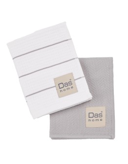 DAS HOME ΣΕΤ ΠΟΤΗΡΟΠΑΝΑ 2ΤΜΧ 30Χ50 0829 GREY, WHITE