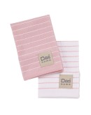DAS HOME ΣΕΤ ΠΟΤΗΡΟΠΑΝΑ 2ΤΜΧ 30Χ50 0823 PINK, WHITE
