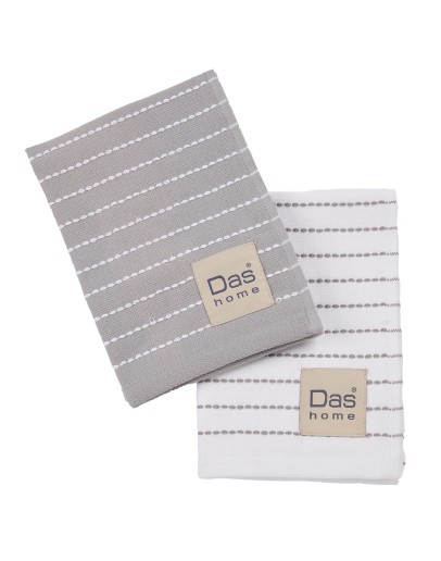 DAS HOME ΣΕΤ ΠΟΤΗΡΟΠΑΝΑ 2ΤΜΧ 30Χ50 0824 GREY, WHITE