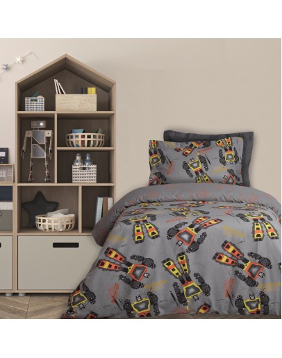 DAS KIDS ΣΕΤ ΣΕΝΤΟΝΙΑ ΜΟΝΑ 4974 GREY