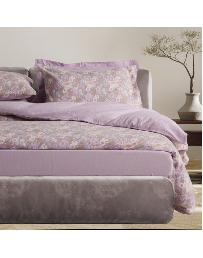 DAS HOME ΣΕΤ ΣΕΝΤΟΝΙΑ ΜΟΝΑ HAPPY FLANNEL 9682 GREY, LILAC