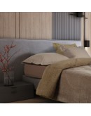 DAS HOME ΚΟΥΒΕΡΤΟΠΑΠΛΩΜΑ SHERPA ΥΠΕΡΔΙΠΛΟ 1367 TAUPE