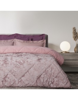 DAS HOME VELVET ΚΟΥΒΕΡΤΟΠΑΠΛΩΜΑ SHERPA ΥΠΕΡΔΙΠΛΟ 1377 NUDE