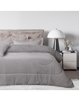 DAS HOME ΚΟΥΒΕΡΤΟΠΑΠΛΩΜΑ SHERPA ΜΟΝΟ 1368 GREY