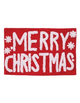 DAS HOME ΤΑΠΕΤΟ ΜΠΑΝΙΟΥ 50Χ80 CHRISTMAS 0849 RED