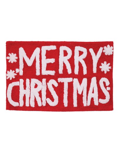 DAS HOME ΤΑΠΕΤΟ ΜΠΑΝΙΟΥ 50Χ80 CHRISTMAS 0849 RED