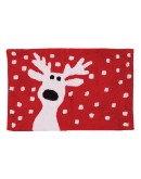 DAS HOME ΤΑΠΕΤΟ ΜΠΑΝΙΟΥ 50Χ80 CHRISTMAS 0850 RED