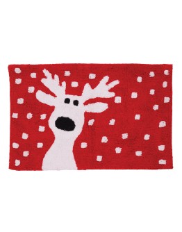 DAS HOME ΤΑΠΕΤΟ ΜΠΑΝΙΟΥ 50Χ80 CHRISTMAS 0850 RED