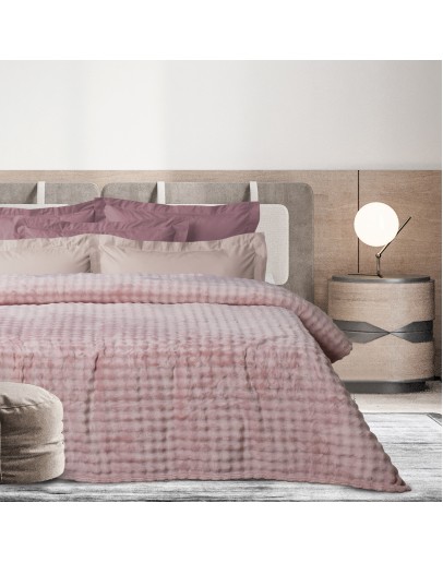 DAS HOME ΚΟΥΒΕΡΤΑ BUBBLE FLEECE 220Χ240 1372 DUSTY LILAC