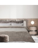 DAS HOME ΚΟΥΒΕΡΤΑ BUBBLE FLEECE 240Χ260 1370 TAUPE
