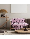 DAS HOME ΚΟΥΒΕΡΤΑ ΚΑΝΑΠΕ JACQUARD FLEECE 1381 LILAC