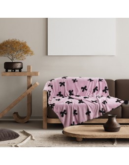 DAS HOME ΚΟΥΒΕΡΤΑ ΚΑΝΑΠΕ JACQUARD FLEECE 1381 LILAC