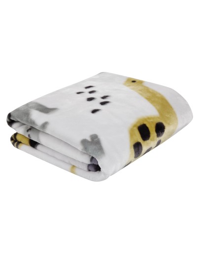 DAS BABY ΚΟΥΒΕΡΤΑ VELOUR ΚΟΥΝΙΑΣ RELAX 4977 MINT, TAUPE