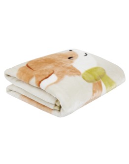 DAS BABY ΚΟΥΒΕΡΤΑ VELOUR ΚΟΥΝΙΑΣ RELAX 4978 BEIGE, TERACOTTA