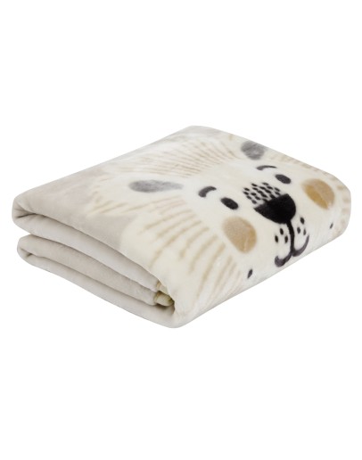 DAS BABY ΚΟΥΒΕΡΤΑ VELOUR ΚΟΥΝΙΑΣ RELAX 4979 TAUPE