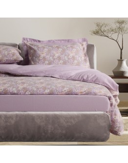 DAS HOME ΣΕΤ ΠΑΠΛΩΜΑΤΟΘΗΚΗ ΥΠΕΡΔΙΠΛΗ HAPPY FLANNEL 9682 GREY, LILAC