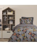 DAS KIDS ΣΕΤ ΠΑΠΛΩΜΑΤΟΘΗΚΗ ΜΟΝΗ 4974 GREY