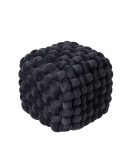 DAS HOME ΔΙΑΚΟΣΜΗΤΙΚΟ ΠΟΥΦ 43Χ43Χ40 2271 BLACK