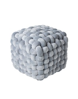DAS HOME ΔΙΑΚΟΣΜΗΤΙΚΟ ΠΟΥΦ 43Χ43Χ40 2272 GREY