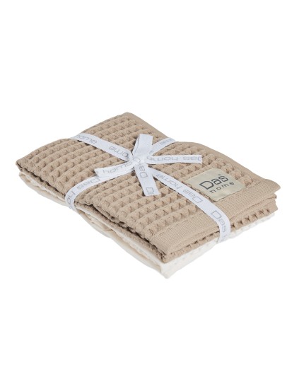 DAS HOME ΣΕΤ ΠΟΤΗΡΟΠΑΝΑ 2ΤΜΧ 40Χ60 0800 BEIGE, IVORY