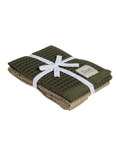 DAS HOME ΣΕΤ ΠΟΤΗΡΟΠΑΝΑ 2ΤΜΧ 40Χ60 0802 GREEN, OLIVE