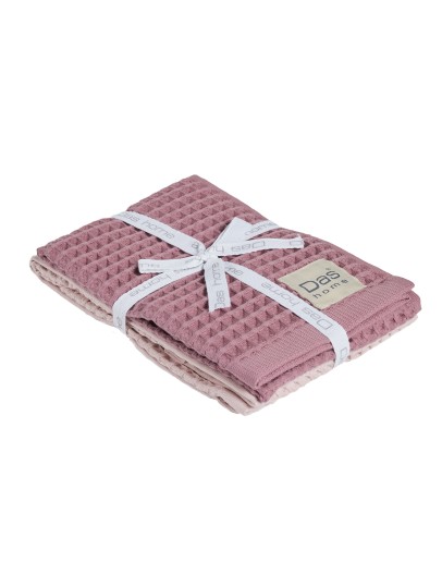 DAS HOME ΣΕΤ ΠΟΤΗΡΟΠΑΝΑ 2ΤΜΧ 40Χ60 0803 NUDE, PINK