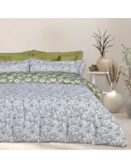 DAS HOME ΣΕΤ ΣΕΝΤΟΝΙΑ KING HAPPY 9670 IVORY, OLIVE