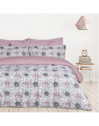 DAS HOME ΣΕΤ ΣΕΝΤΟΝΙΑ ΥΠΕΡΔΙΠΛΑ HAPPY 9676 GREY, NUDE