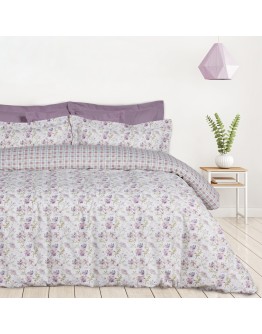 DAS HOME ΣΕΤ ΣΕΝΤΟΝΙΑ ΜΟΝΑ HAPPY 9675 IVORY, LILAC