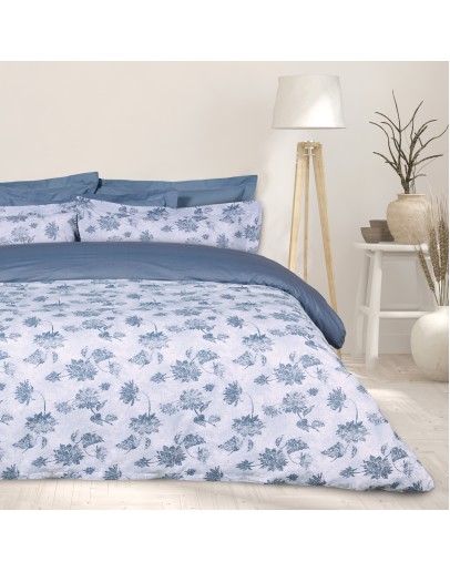 DAS HOME ΣΕΤ ΣΕΝΤΟΝΙΑ ΜΟΝΑ HAPPY 9672 BLUE, GREY