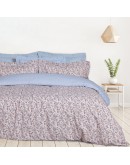 DAS HOME ΣΕΤ ΣΕΝΤΟΝΙΑ ΜΟΝΑ ΜΕ ΛΑΣΤΙΧΟ CASUAL 5427 SALMON, WHITE
